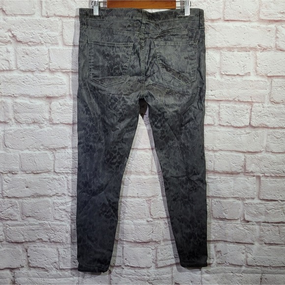 Current Elliot Soho Zip Stiletto Castle Dirty Paws Skinny Ankle Jeans - Picture 9 of 13